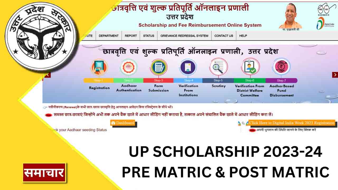 UP Pre Matric Scholarship 2023-24 : ऑनलाइन आवेदन कैसे करें कक्षा नौवीं और दसवीं के लिए