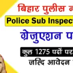 BPSSC Bihar Police Sub-Inspector Bharti 2023