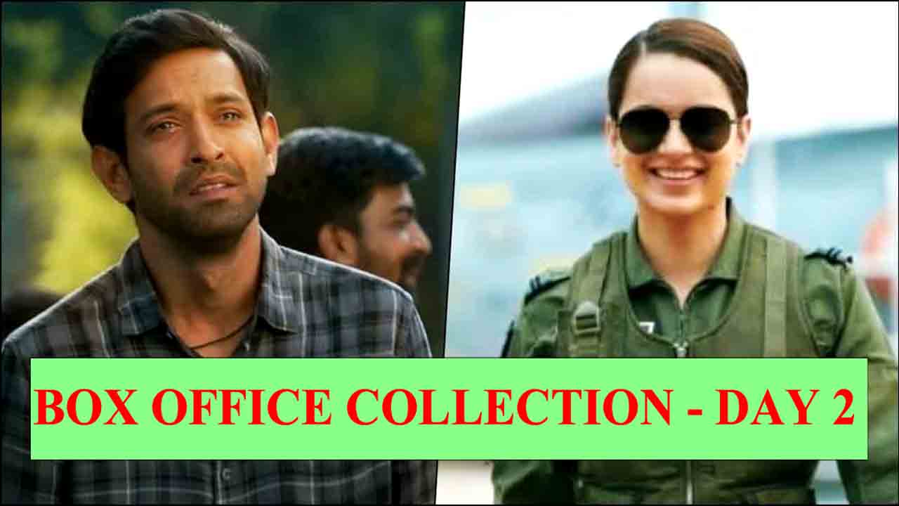 Box Office Collection Day 2 तेजस vs 12वीं Best Review 2024