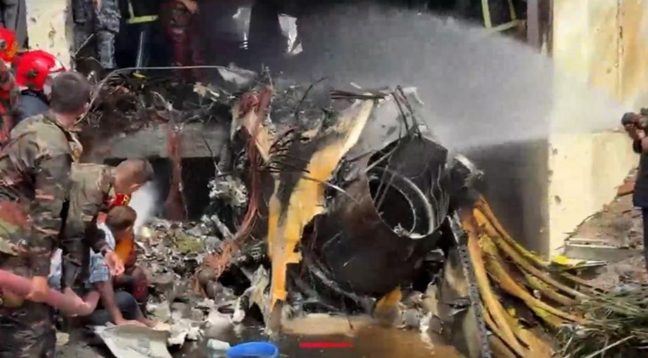 F7 Fighter Jet Crash