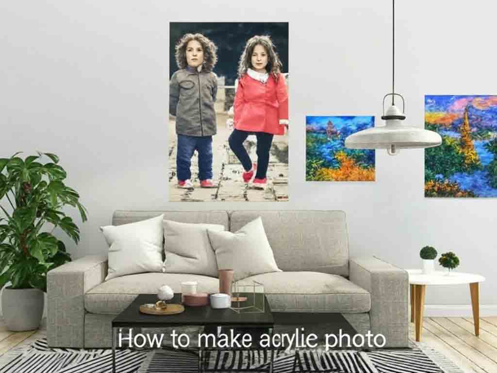 How to make acrylic photo frame