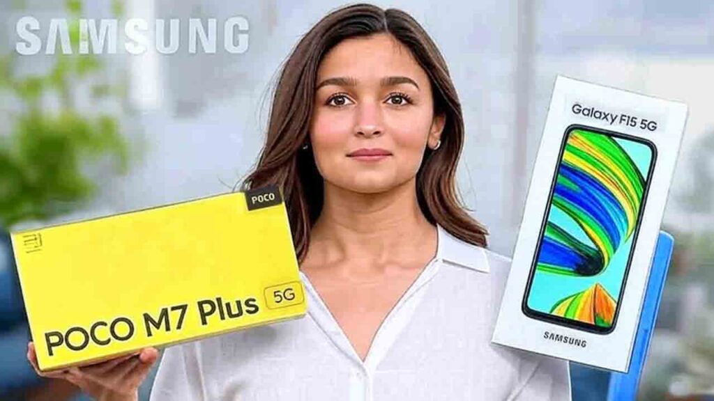 Samsung Galaxy F15 5G vs Poco M7 Plus 5G