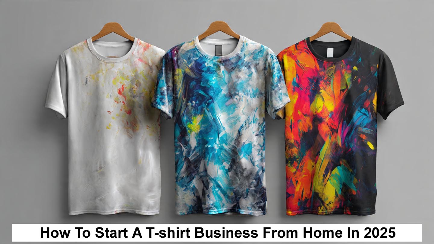 How To Start A T-shirt Business From Home In 2025